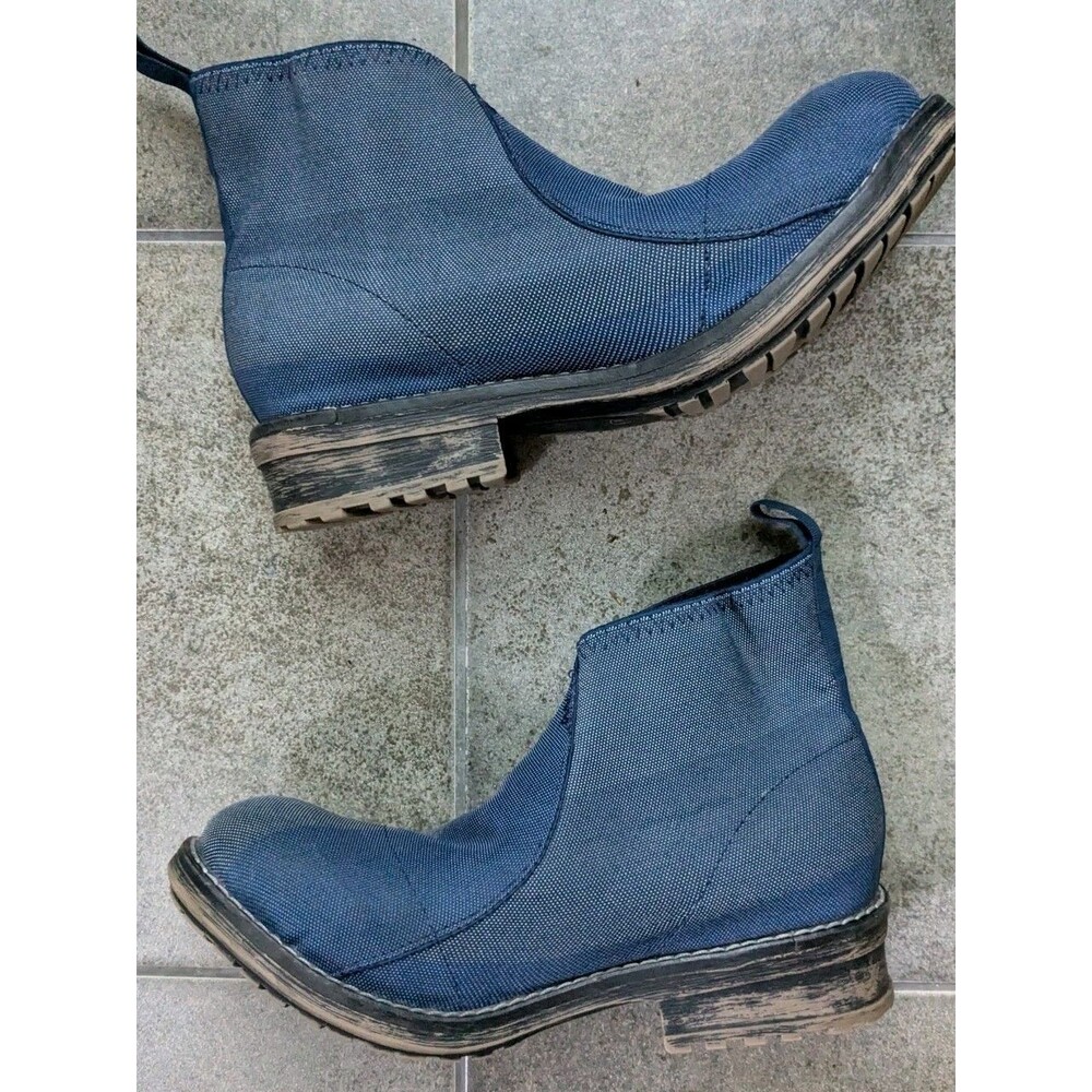 Charleston Shoe Co Bootie Womens 9 Liberty Boot Blue Unique Funky Artsy Comfort